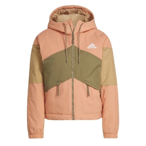 Adidas Back to Sport Hooded Insulates Jacket, New with Tags, Sold Out Style - Picture 1 of 8